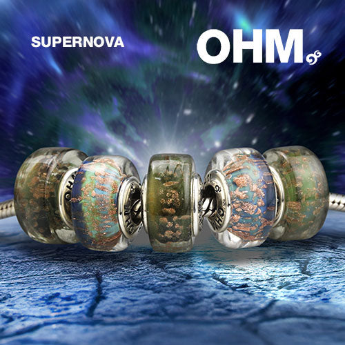 OHM Beads GOTM NO. 37 Supernova sterling-silver Bead The Alternative Bead
