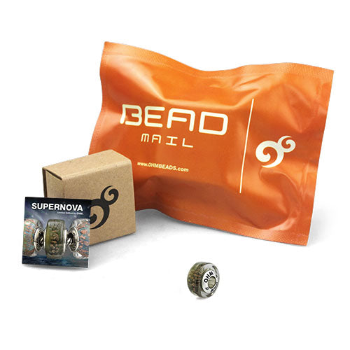 OHM Beads GOTM NO. 37 Supernova sterling-silver Bead The Alternative Bead