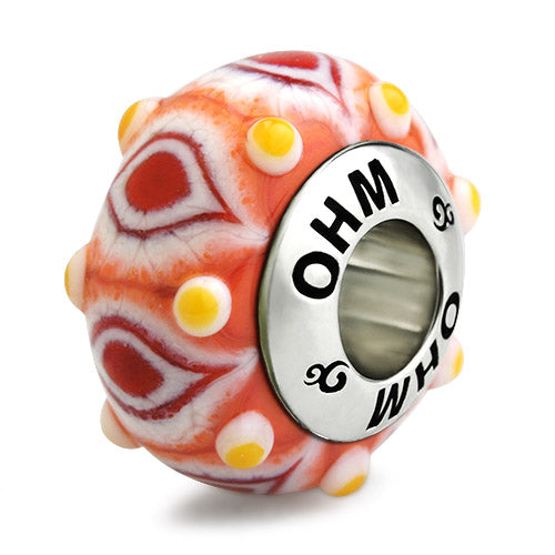 OHM Beads GOTM NO. 36 Afternoon Fire (AMG912) sterling-silver Bead The Alternative Bead