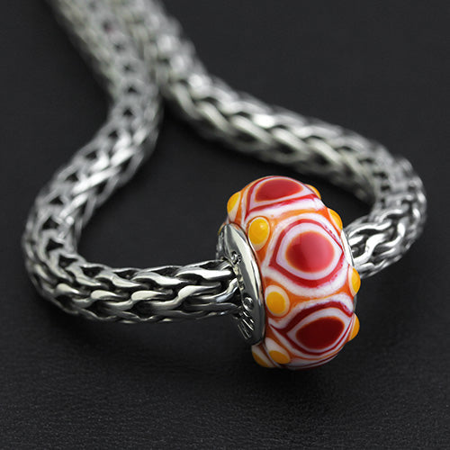 OHM Beads GOTM NO. 36 Afternoon Fire (AMG912) sterling-silver Bead The Alternative Bead