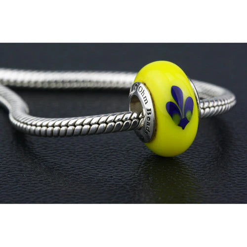 OHM Beads Fleur De Lis (Retired) (AMW00203) sterling-silver Bead The Alternative Bead