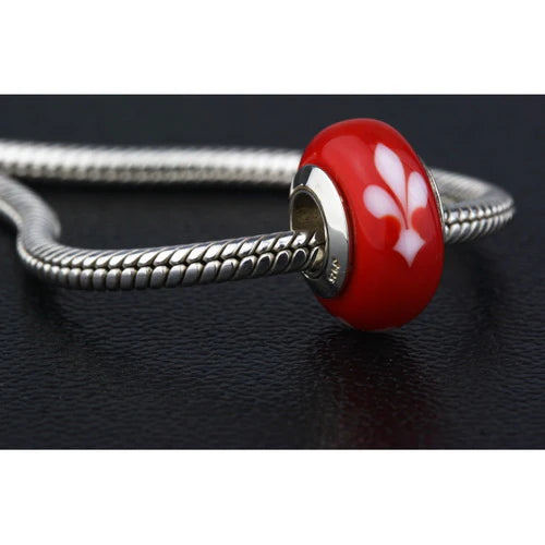 OHM Beads Fleur De Lis (Retired) (AMW00203) sterling-silver Bead The Alternative Bead