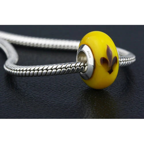 OHM Beads Fleur De Lis (Retired) (AMW00203)  sterling-silver Bead The Alternative Bead