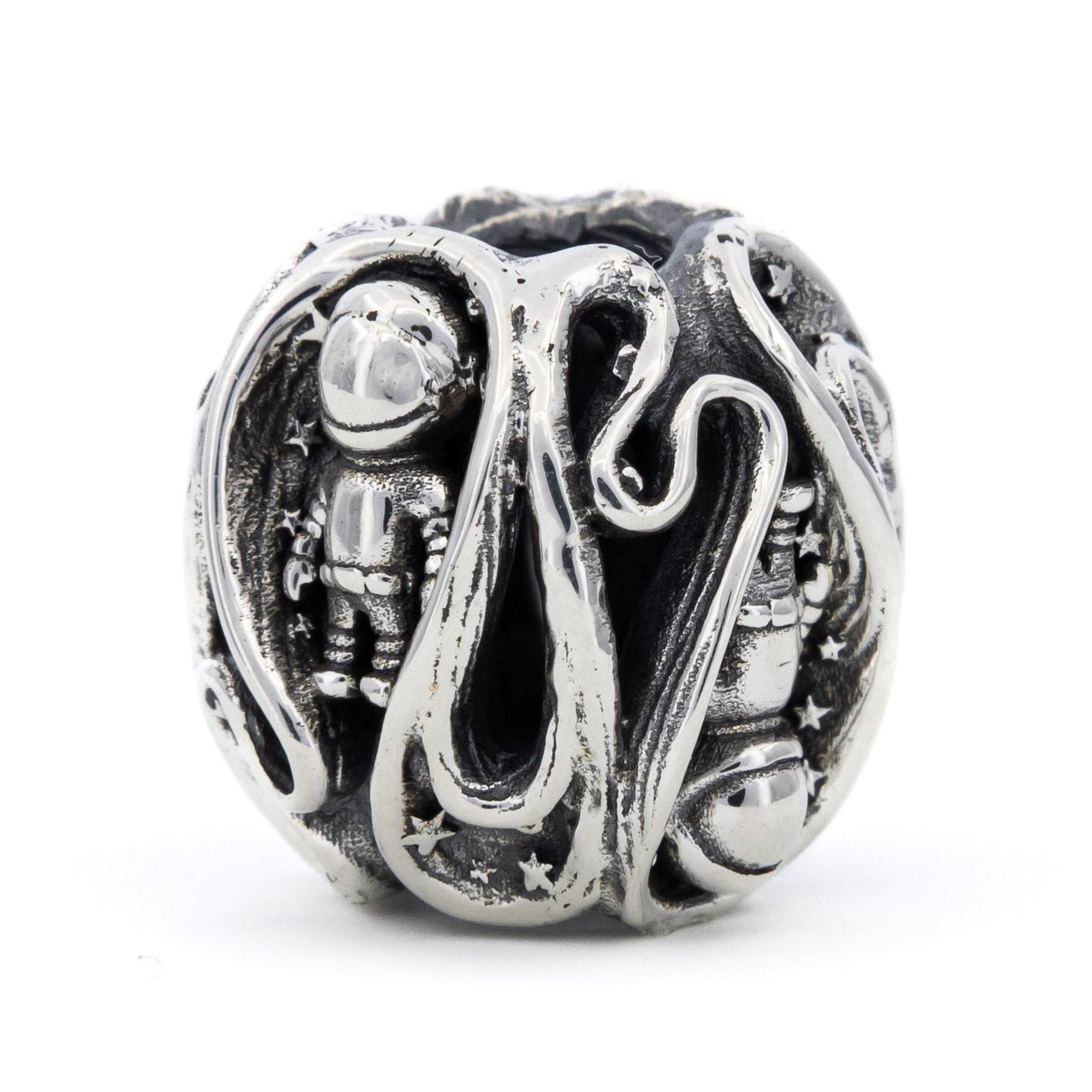 Elfbeads Astronauts silver sterling-silver Charm - The Alternative Bead official German Retailer. Buy 4 get 5 - free DHL Shipping for all orders above 150€