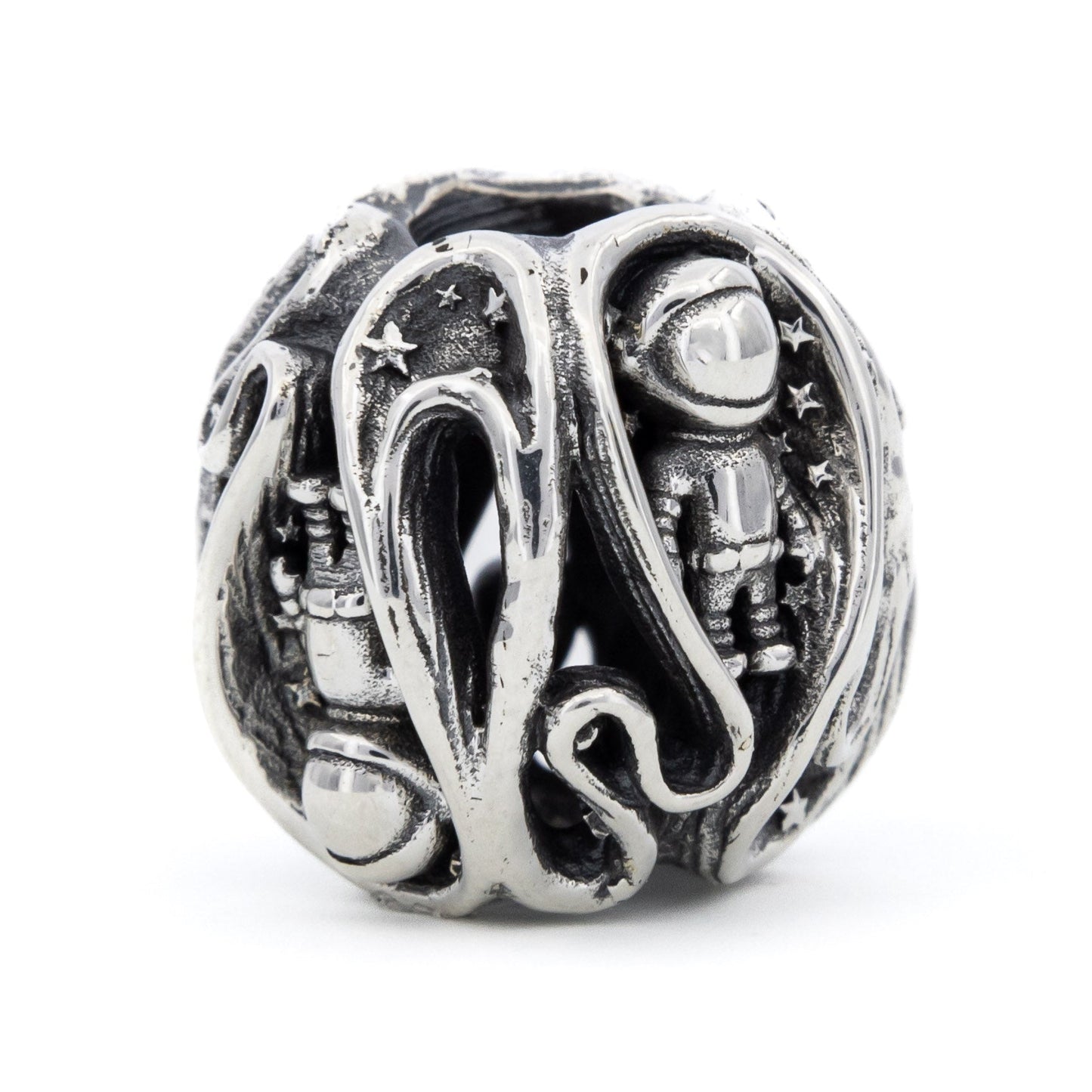 Elfbeads Astronauts silver sterling-silver Charm - The Alternative Bead official German Retailer. Buy 4 get 5 - free DHL Shipping for all orders above 150€