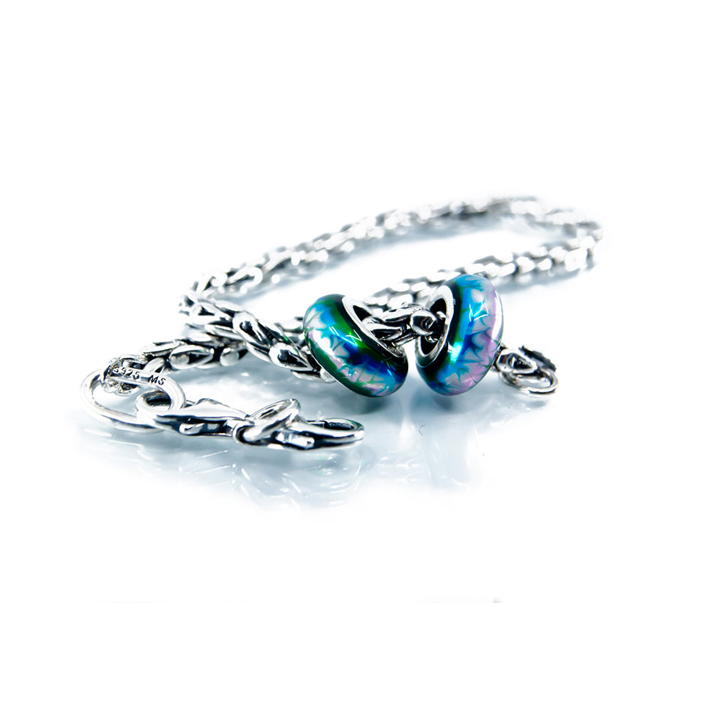 Aurora Charm Aurora’s Chain Bracelet with Lobster Clip silver sterling-silver Bracelet by The Alternative Bead. Your official Aurora Charm Retailer from Germany