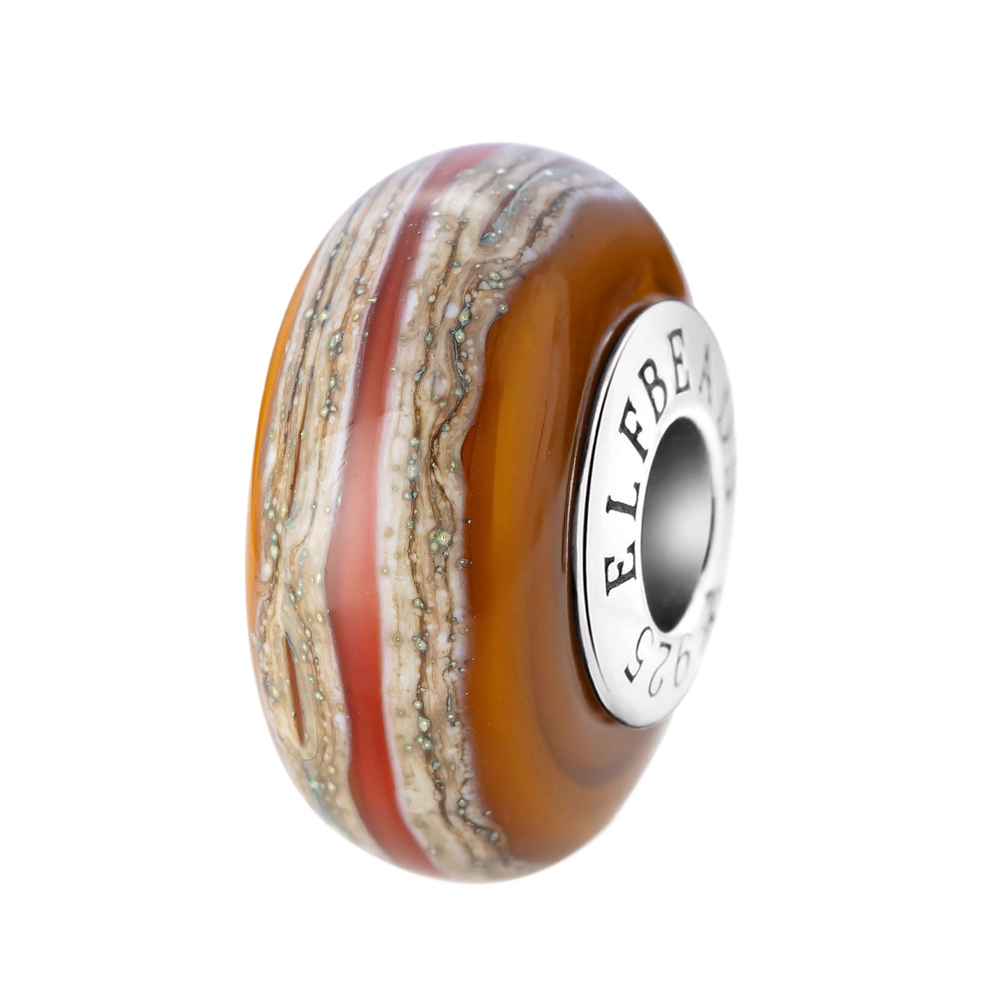 Elfbeads Autumn Bliss Latte Bead by The Alternative Bead. Your official Elfbeads Retailer from Germany