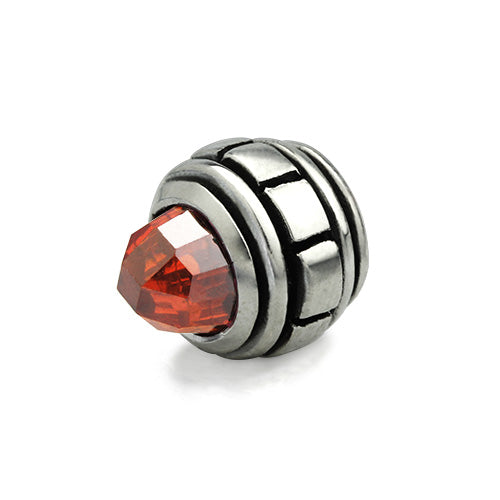 OHM Beads OHM C Bangle Cap sterling-silver Bead The Alternative Bead