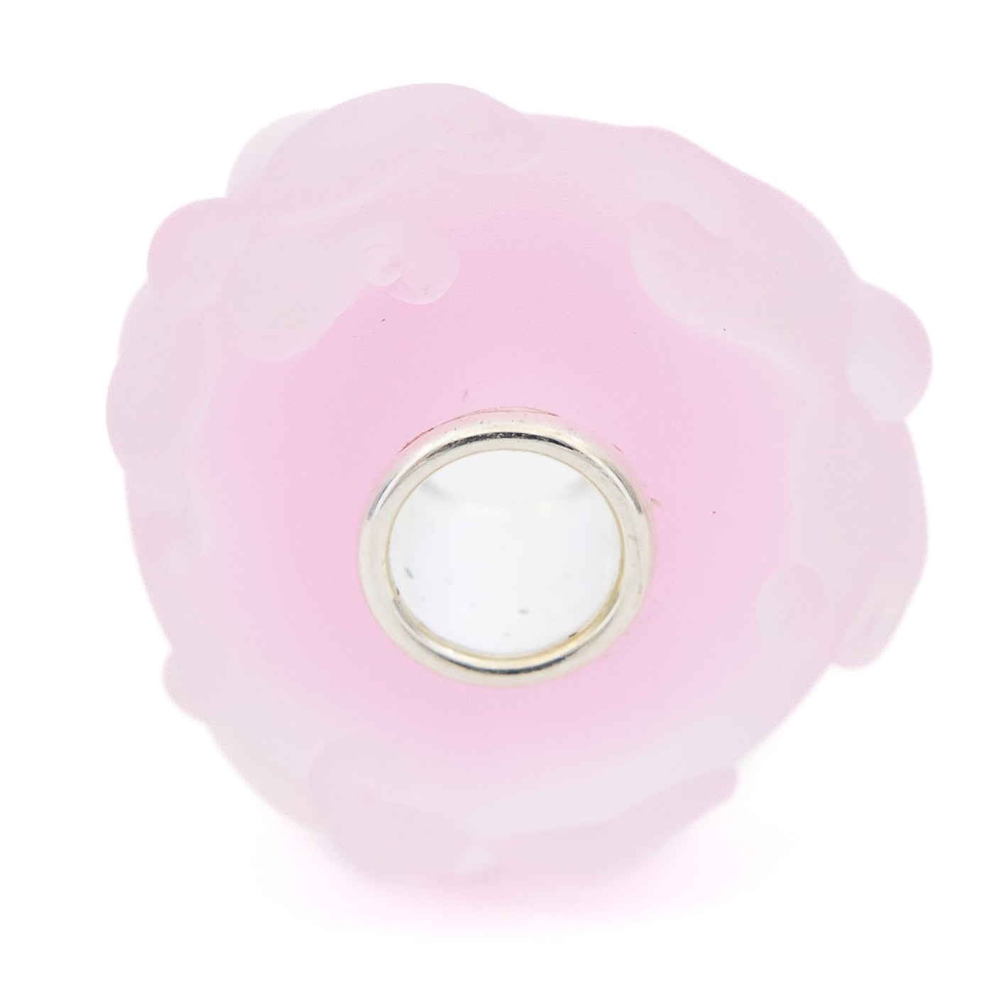 Elfbeads Baby Pink Edelweiss Frost (G220432) glass Charm - The Alternative Bead official German Retailer. Buy 4 get 5 - free DHL Shipping for all orders above 150€