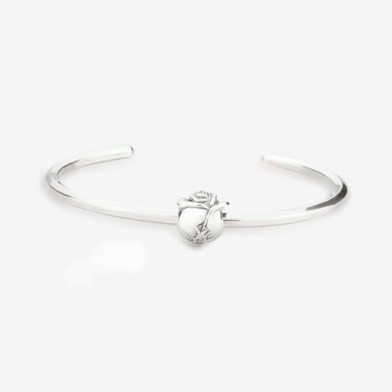 Praan Bella Rose charm silver sterling-silver Bead by The Alternative Bead. Your official Praan Retailer from Germany