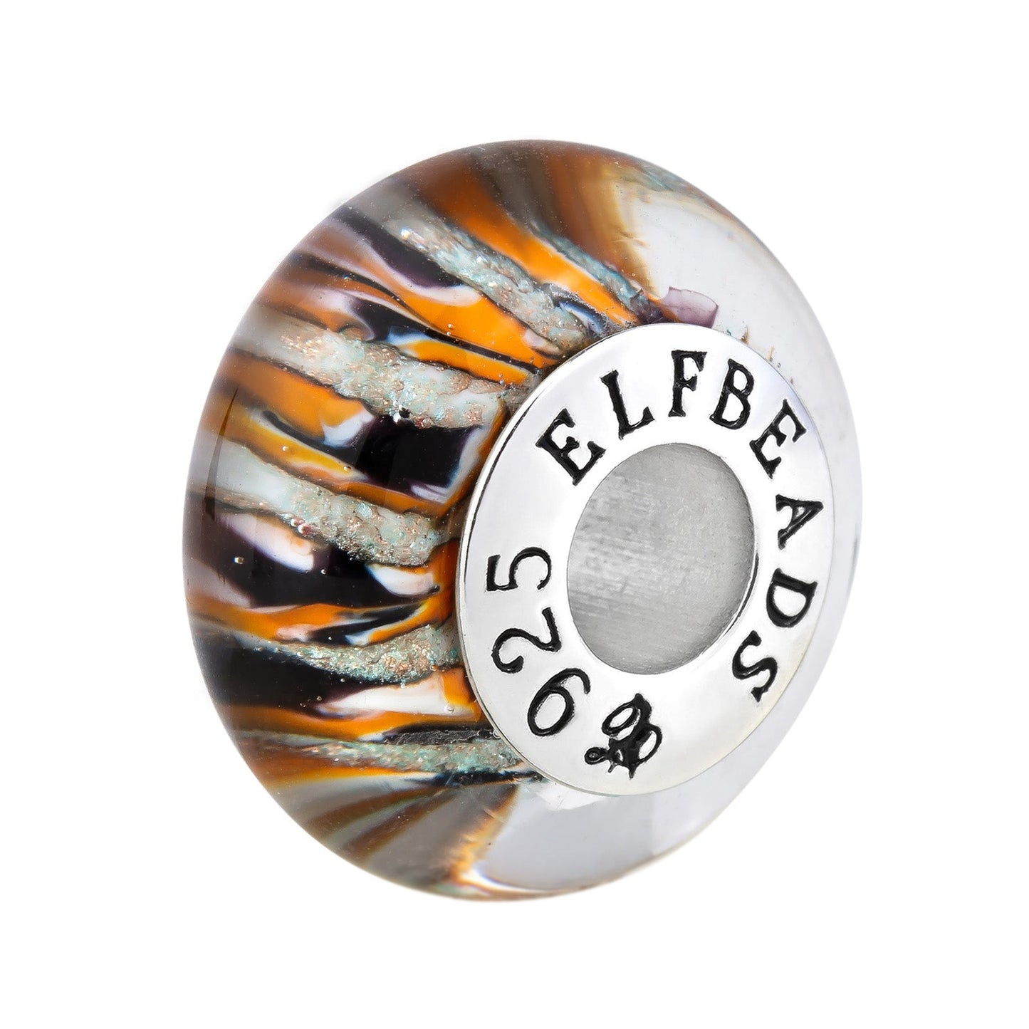 Elfbeads Bengal Tiger glass Bead by The Alternative Bead. Your official Elfbeads Retailer from Germany