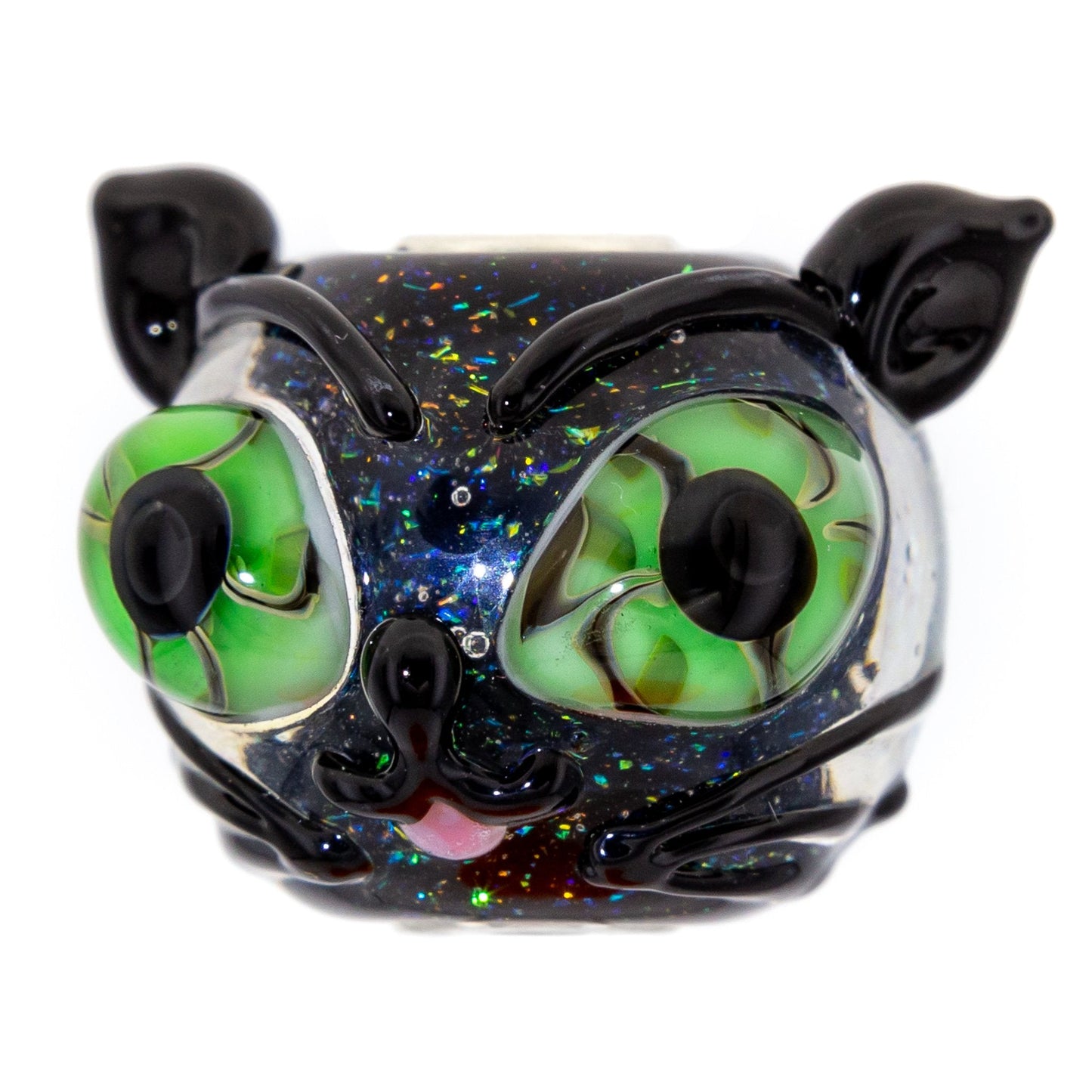 Elfbeads Black Cat (G210911) glass Charm - The Alternative Bead official German Retailer. Buy 4 get 5 - free DHL Shipping for all orders above 150€