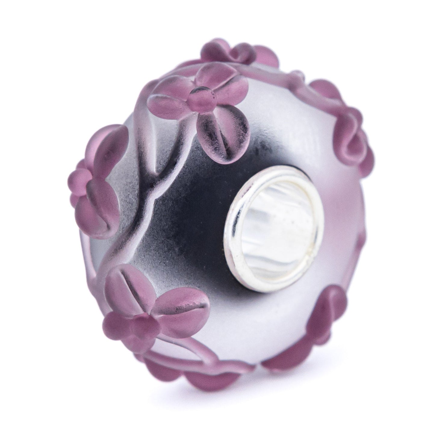 Elfbeads Black Currant Flowertwig Frost glass Bead by The Alternative Bead. Your official Elfbeads Retailer from Germany