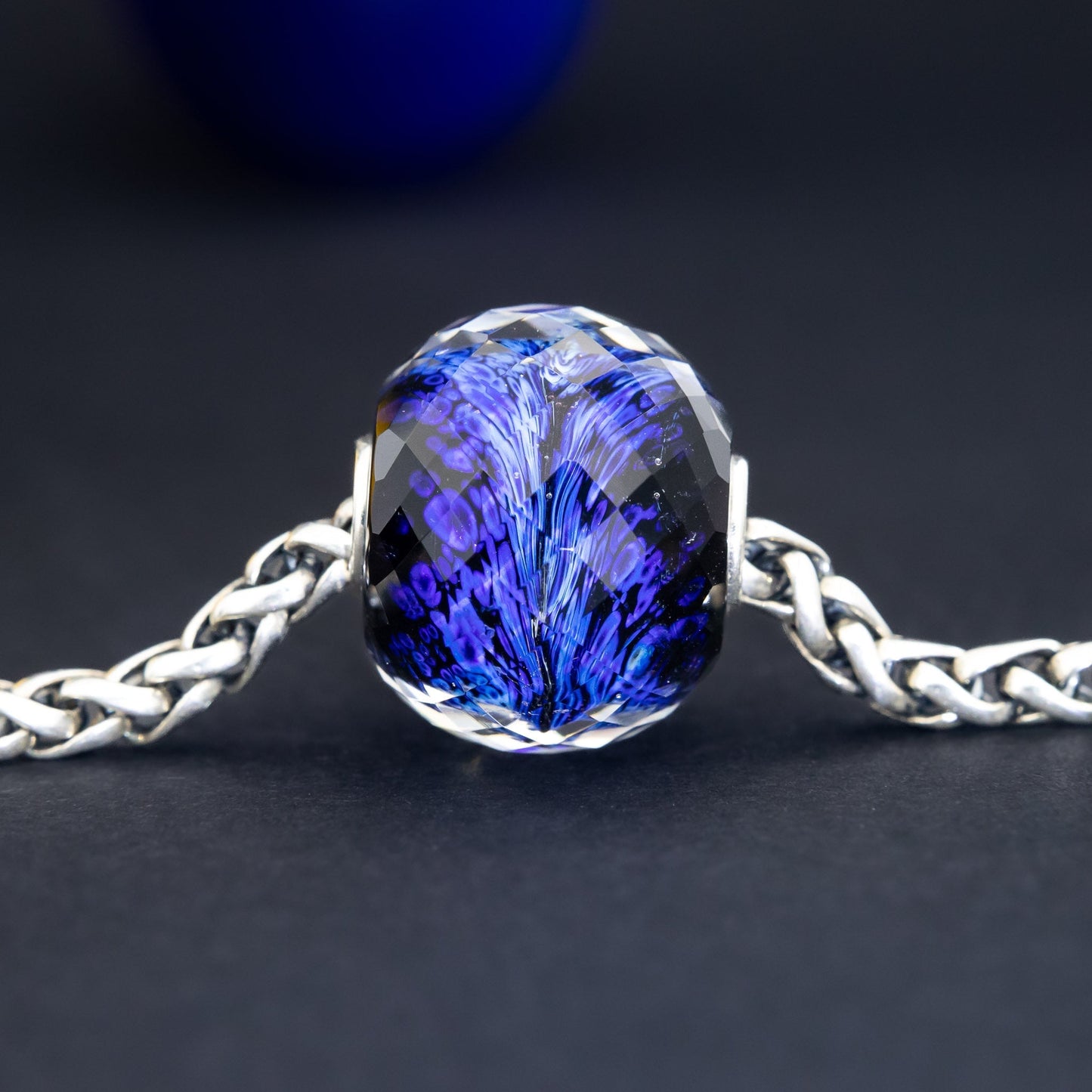 Elfbeads Blue Galaxy World Fractal Charm by The Alternative Bead