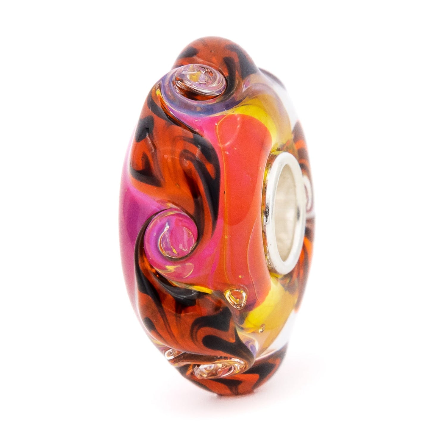 Elfbeads Blush Tiger Vortex (G220633) glass Charm - The Alternative Bead official German Retailer. Buy 4 get 5 - free DHL Shipping for all orders above 150€
