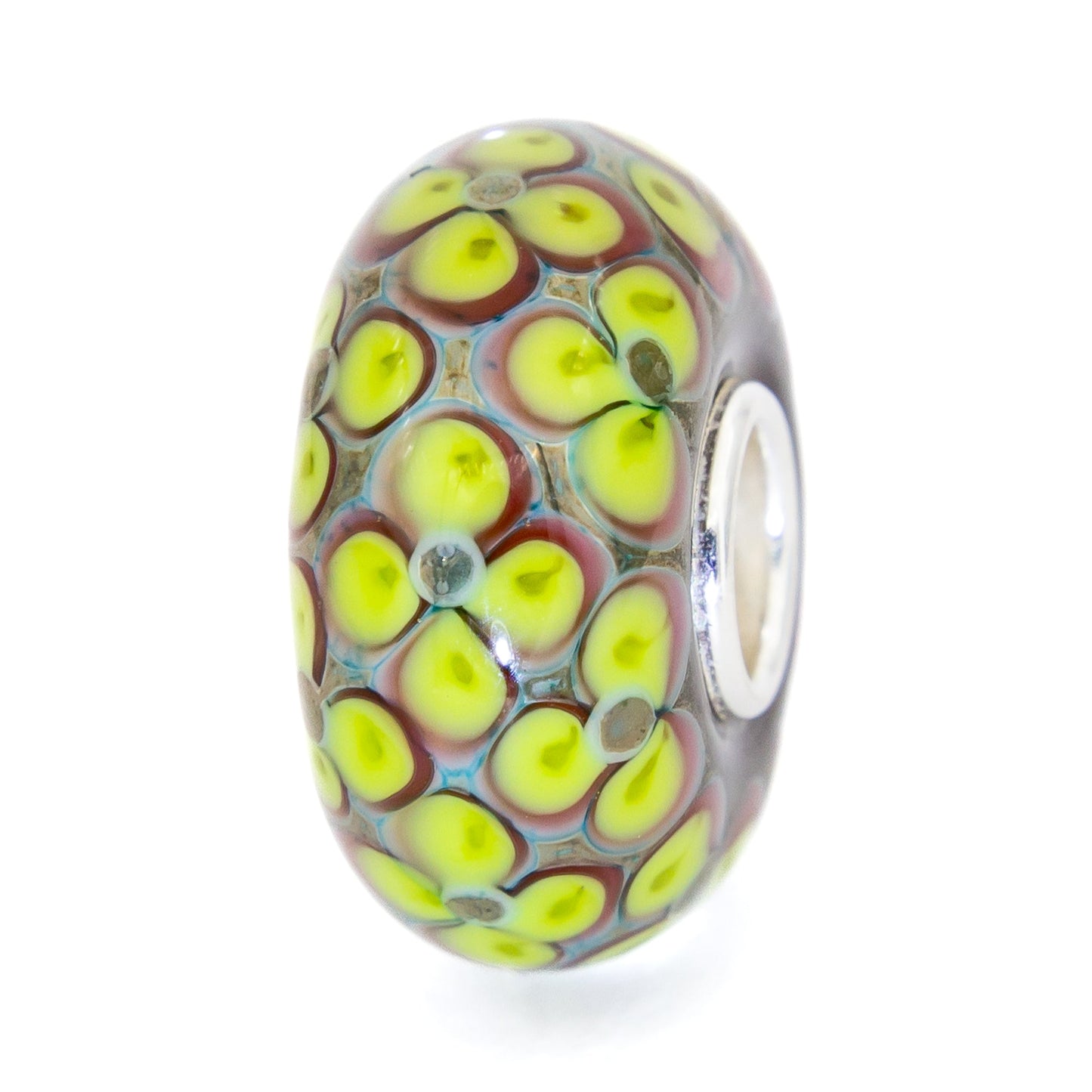 Elfbeads Butter Flowerstone glass Bead by The Alternative Bead. Your official Elfbeads Retailer from Germany