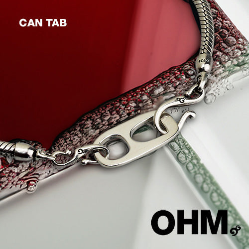 OHM Beads Can Tab (CRW058) sterling-silver Bead The Alternative Bead