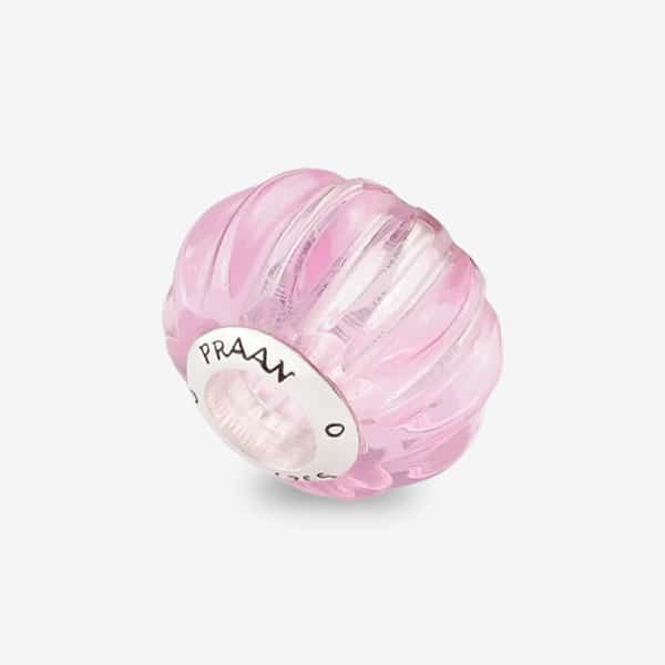 Praan Candy Crystal Craved Charm silver sterling-silver Bead by The Alternative Bead. Your official Praan Retailer from Germany