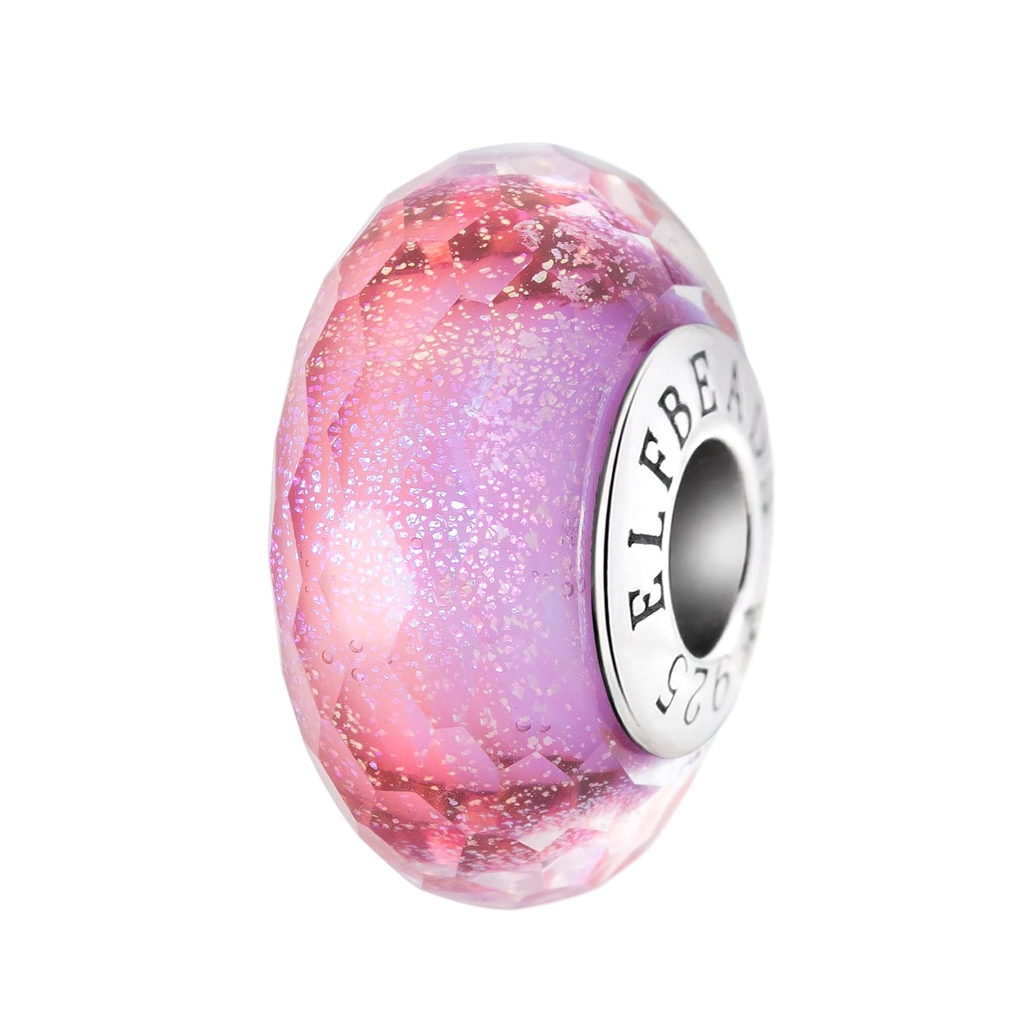 Elfbeads Candy Valentine Fractal (G241213) silver glass Charm - The Alternative Bead official German Retailer. Buy 4 get 5 - free DHL Shipping for all orders above 150€