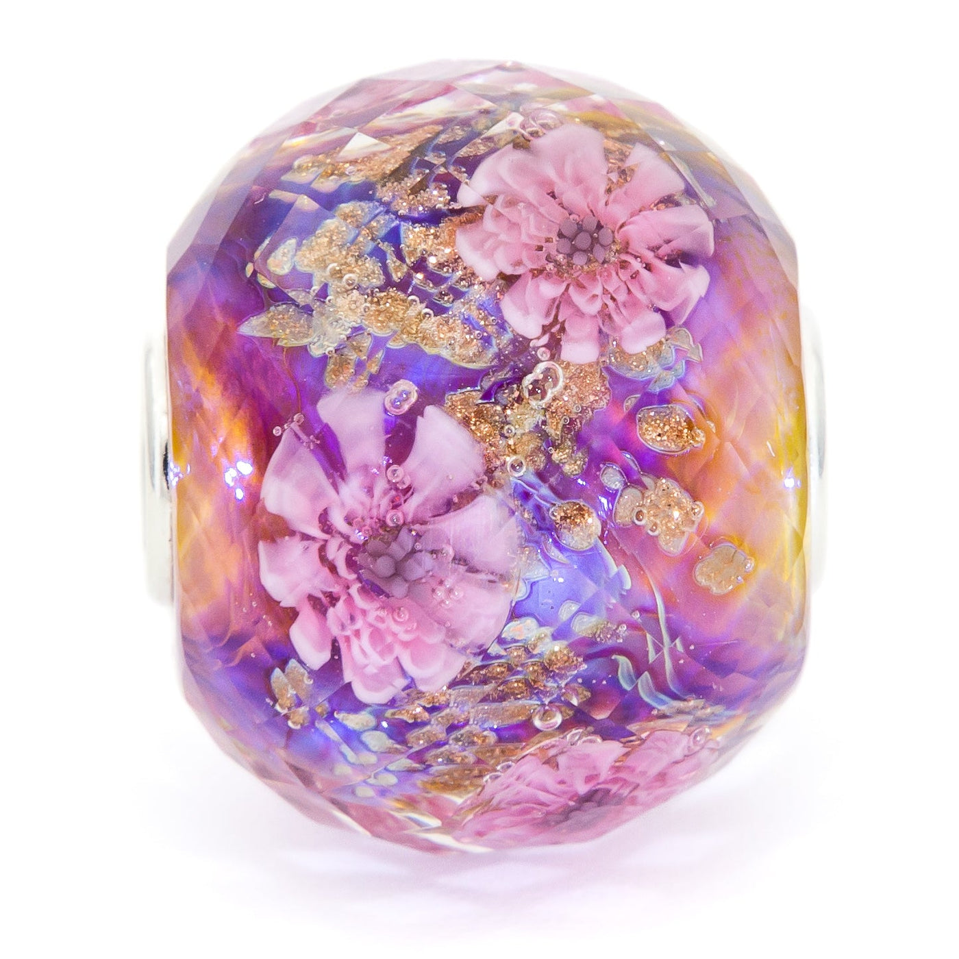 Elfbeads Cherry Blossom Shimmering Fantasy World Fractal (G220426) glass Charm - The Alternative Bead official German Retailer. Buy 4 get 5 - free DHL Shipping for all orders above 150€
