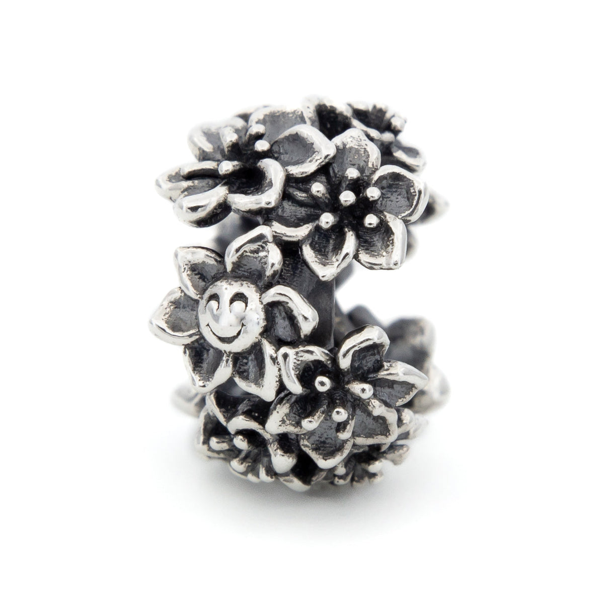 Elfbeads Cherry Blossom Spacer (S220401) silver sterling-silver Spacer - The Alternative Bead official German Retailer. Buy 4 get 5 - free DHL Shipping for all orders above 150 ?