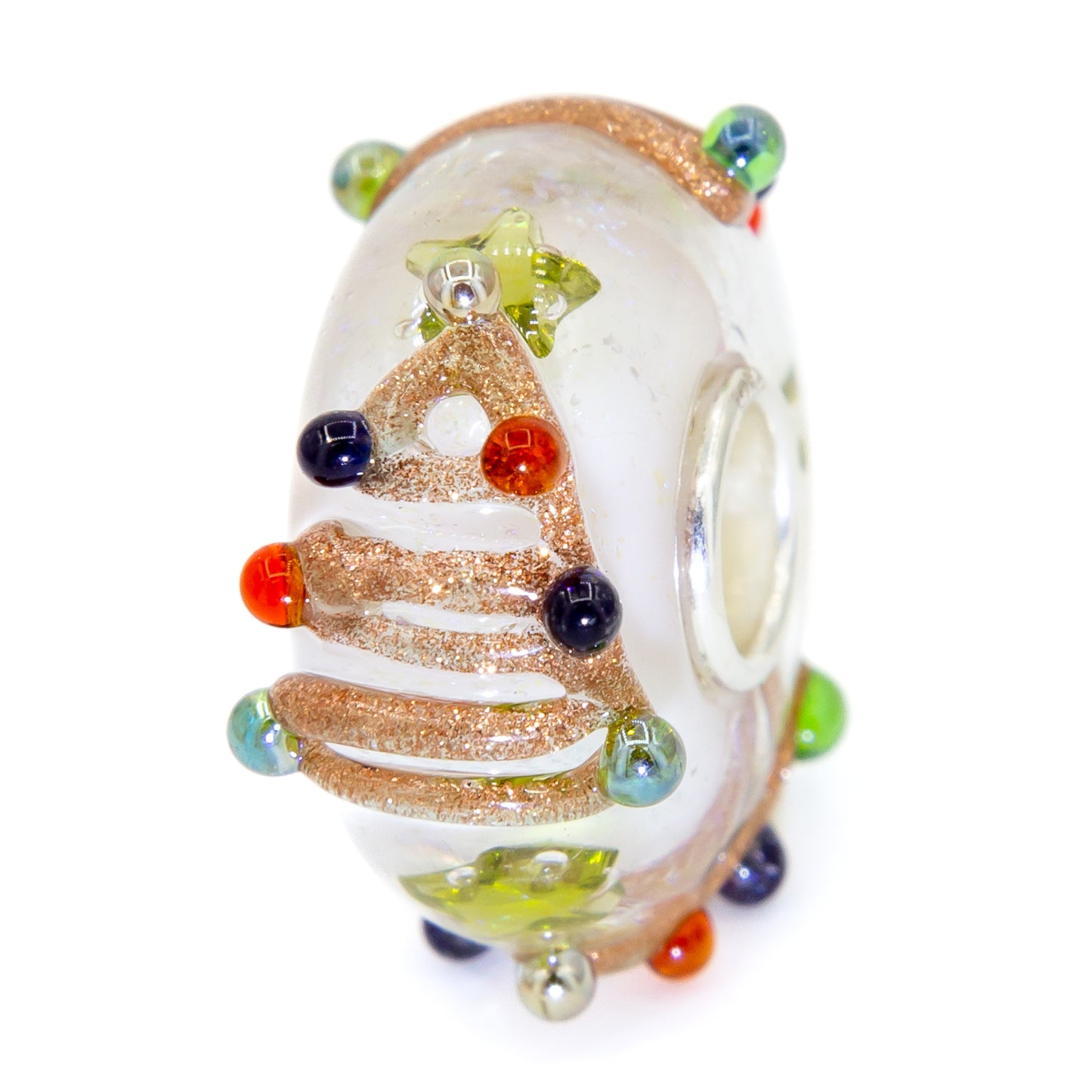 Elfbeads Christmas Celebration Golddust (G211201) glass Charm - The Alternative Bead official German Retailer. Buy 4 get 5 - free DHL Shipping for all orders above 150€