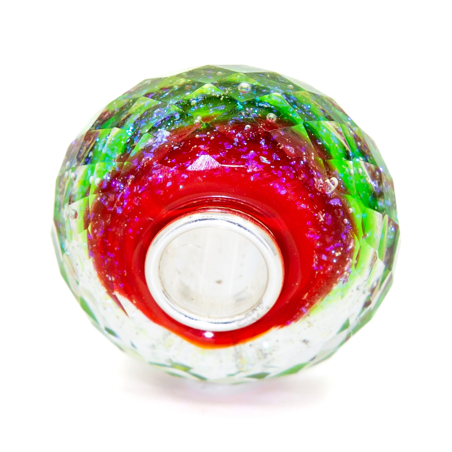 Elfbeads Christmas Happiness Sparkle Fractal (G211216) glass Charm - The Alternative Bead official German Retailer. Buy 4 get 5 - free DHL Shipping for all orders above 150€