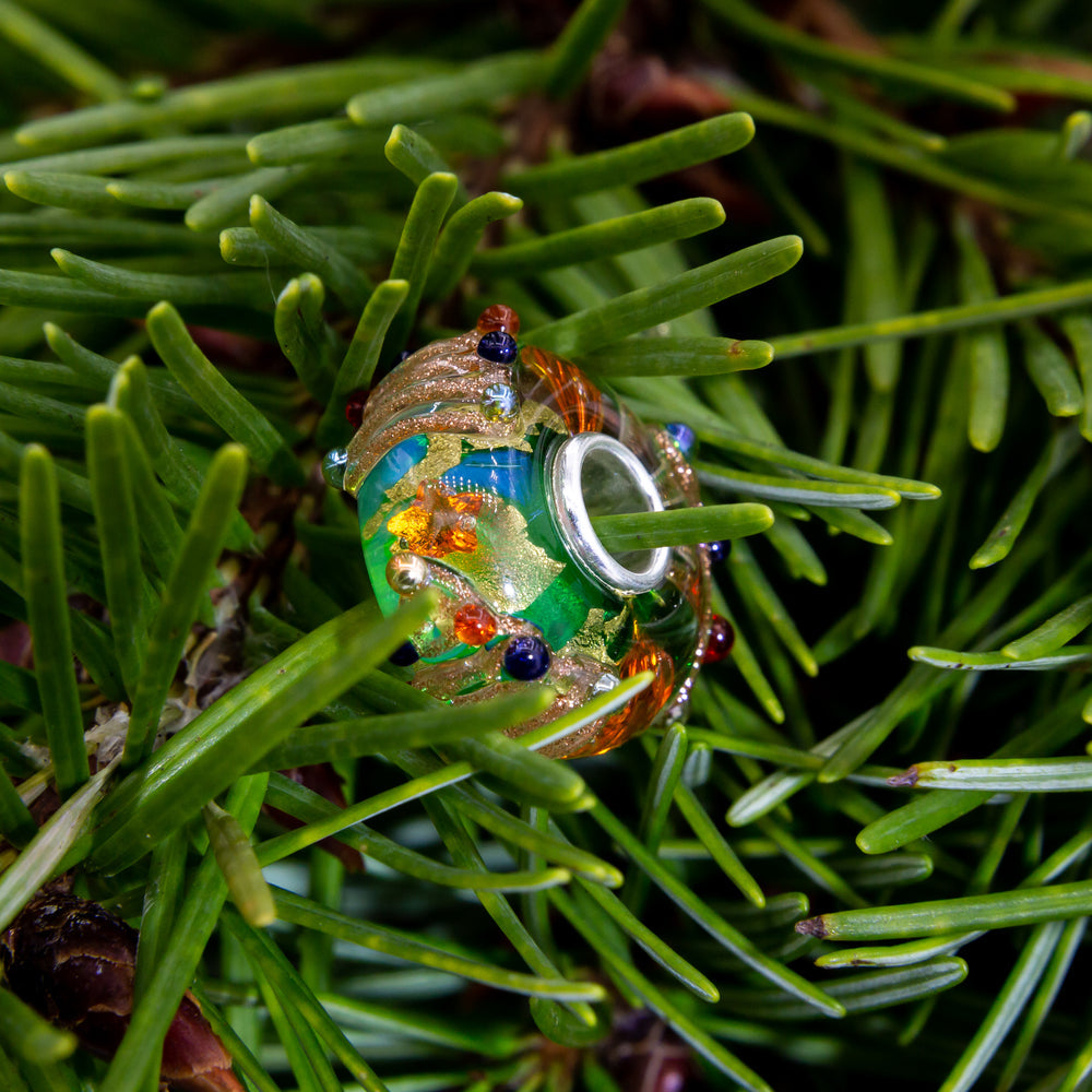 Elfbeads Christmas Sparkle Earthbead glass Bead by The Alternative Bead. Your official Elfbeads Retailer from Germany