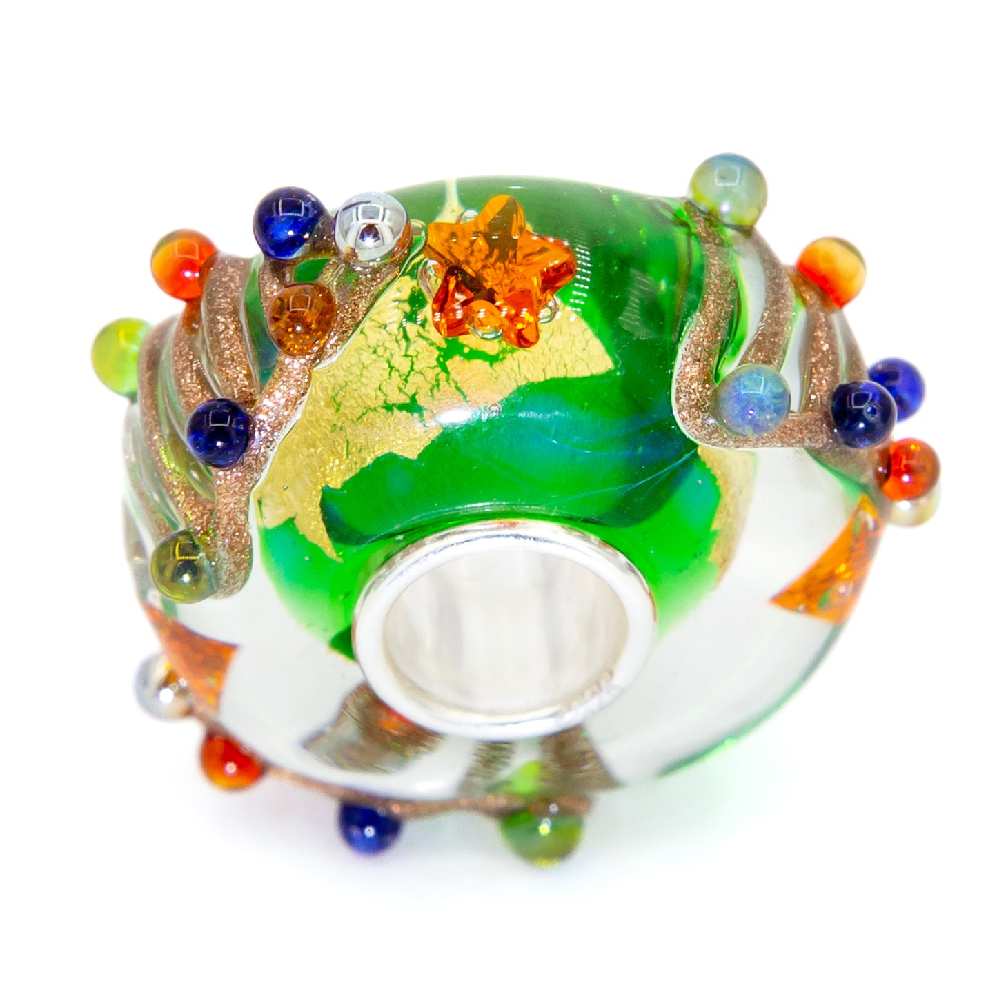 Elfbeads Christmas Sparkle Earthbead glass Bead by The Alternative Bead. Your official Elfbeads Retailer from Germany