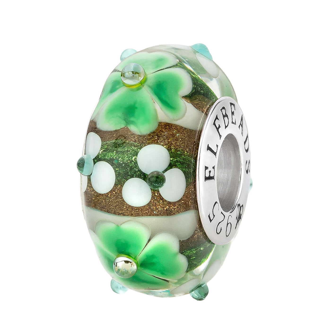 Elfbeads Clover Blossom  glass Bead by The Alternative Bead. Your official Elfbeads Retailer from Germany