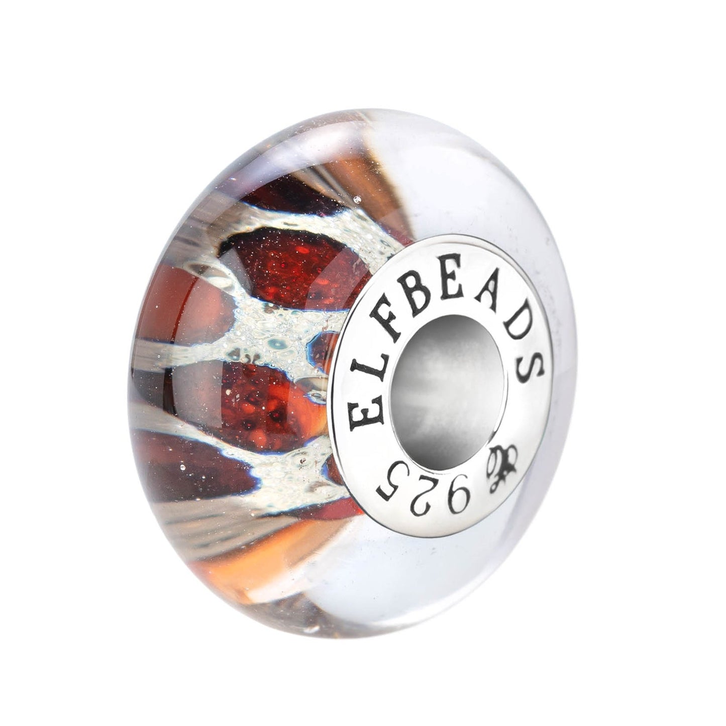 Elfbeads Coral Snakeskin glass Bead by The Alternative Bead. Your official Elfbeads Retailer from Germany