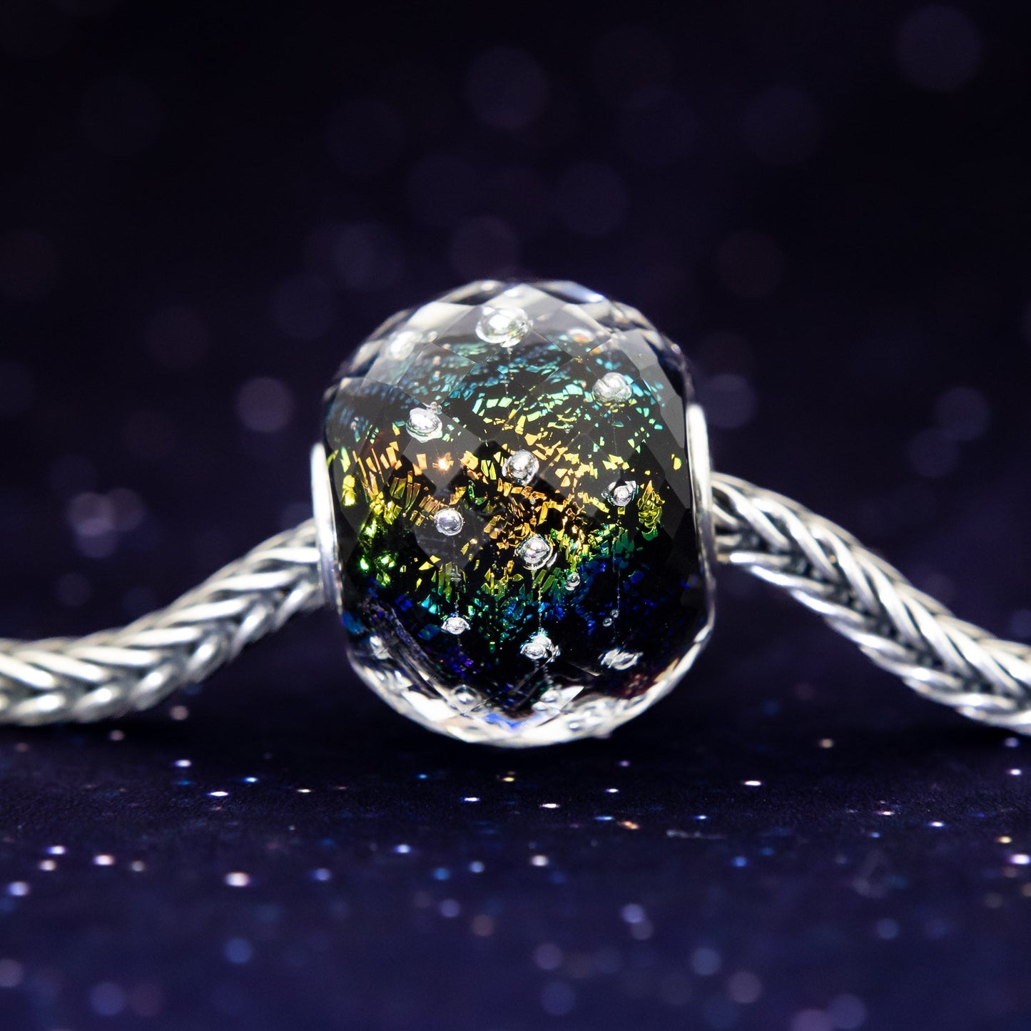 Elfbeads Cosmic Wonderland World Fractal glass Charm - The Alternative Bead official German Retailer. Buy 4 get 5 - free DHL Shipping for all orders above 150€