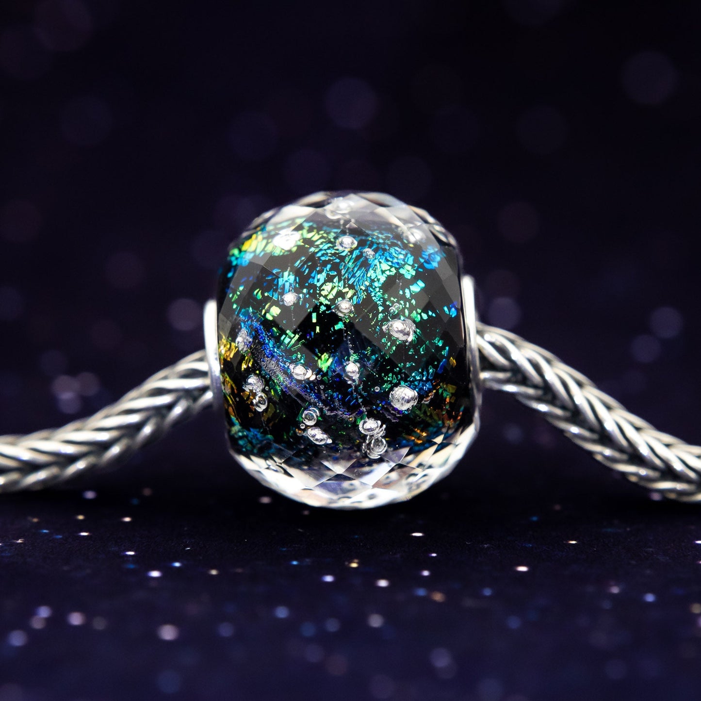 Elfbeads Cosmic Wonderland World Fractal glass Charm - The Alternative Bead official German Retailer. Buy 4 get 5 - free DHL Shipping for all orders above 150€