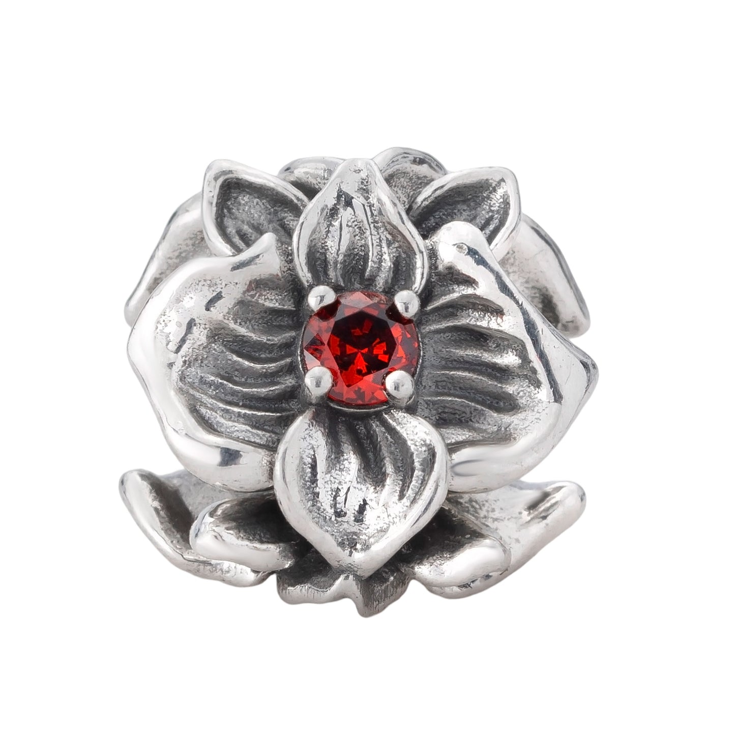 Elfbeads Crystal Orchid Passion (S241223PAS) silver sterling-silver Charm - The Alternative Bead official German Retailer. Buy 4 get 5 - free DHL Shipping for all orders above 150€