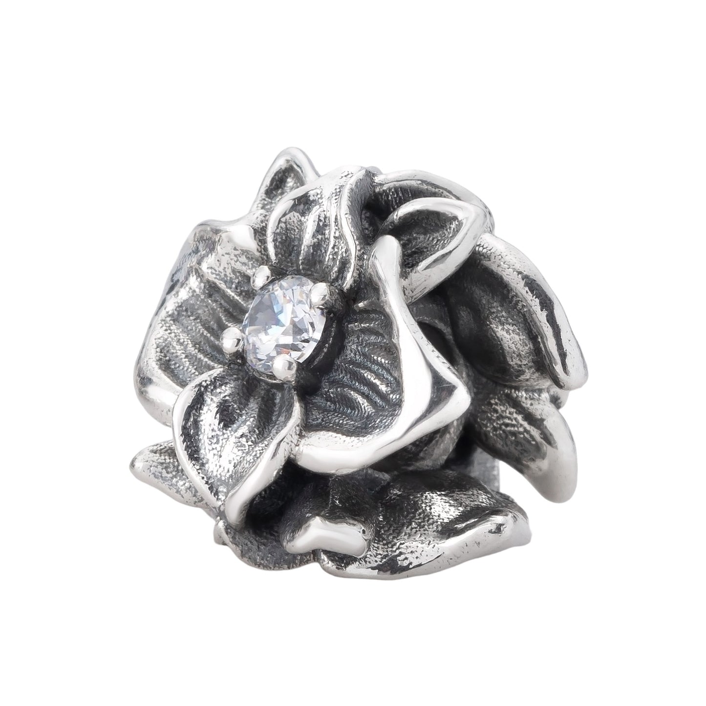 Elfbeads Crystal Orchid Purity (S241223PUR) silver sterling-silver Charm - The Alternative Bead official German Retailer. Buy 4 get 5 - free DHL Shipping for all orders above 150€