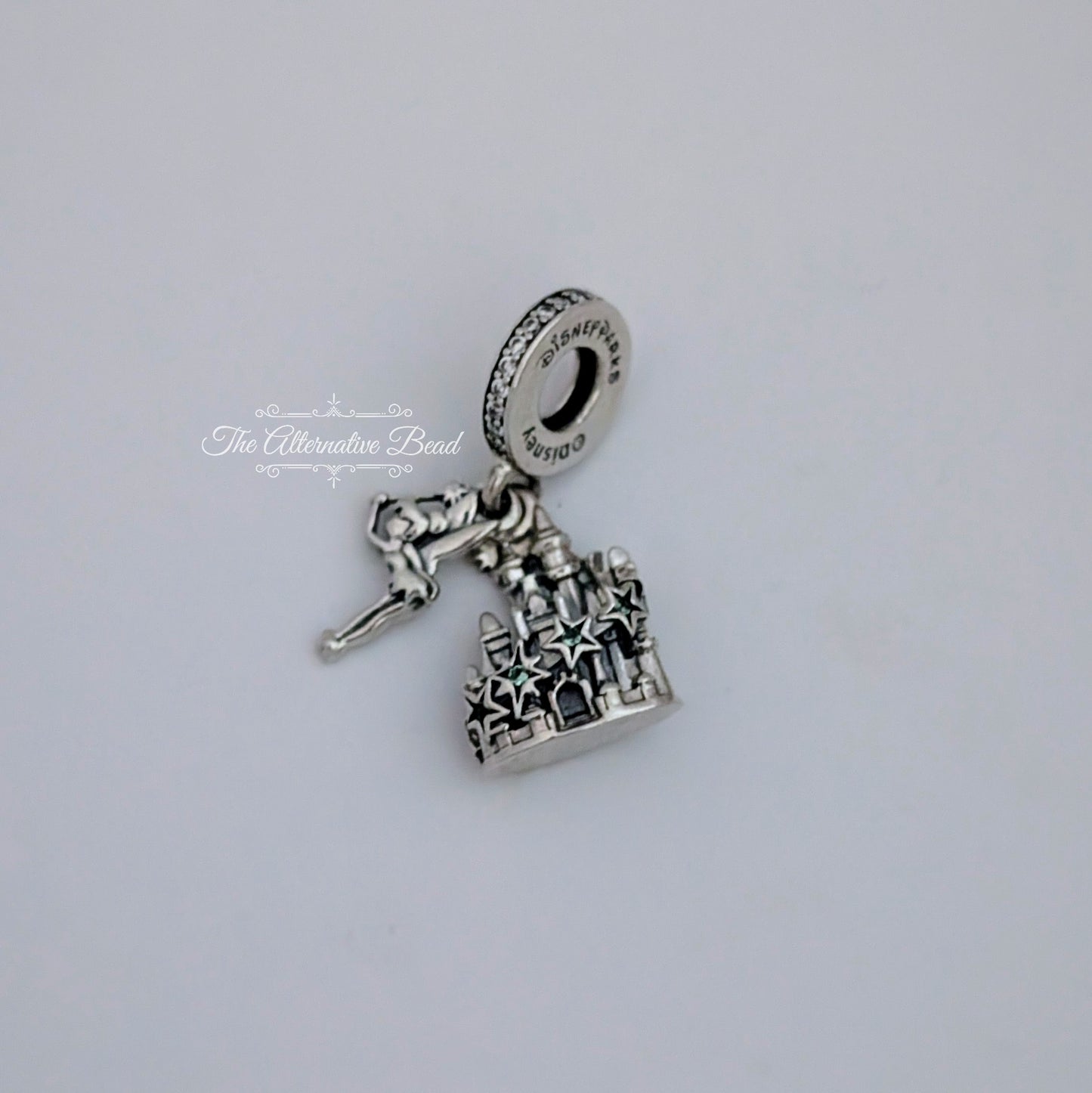 Disney x Pandora Tinker Bell Castle Dangle silver sterling-silver Dangle by The Alternative Bead. Your official Disney x Pandora Retailer from Germany