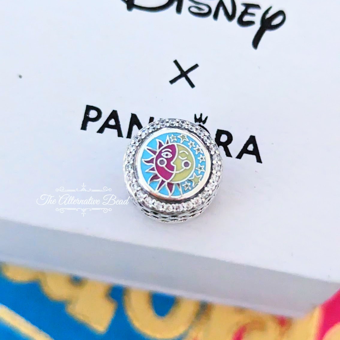 Disney x Pandora It's a Small World Charm blue; silver sterling-silver; enamel Bead by The Alternative Bead. Your official Disney x Pandora Retailer from Germany