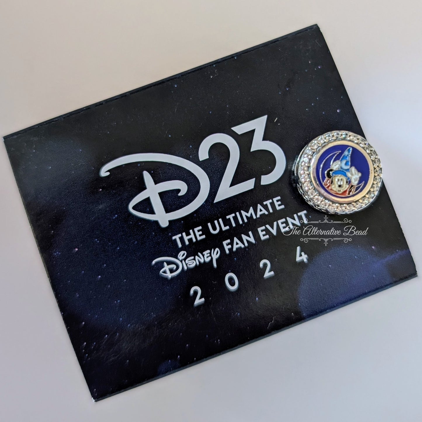 Disney x Pandora Mickey Mouse Fantasia D23 Event Engravable silver; blue sterling-silver; enamel Bead by The Alternative Bead. Your official Disney x Pandora Retailer from Germany
