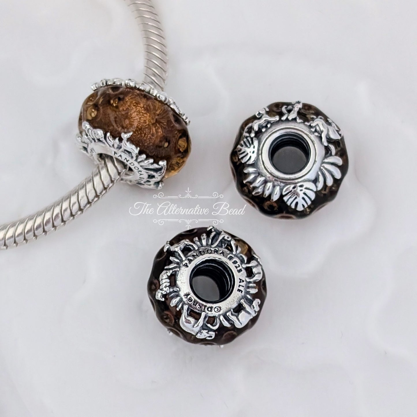 Disney x Pandora The Lion King Murano brown glass Bead by The Alternative Bead. Your official Disney x Pandora Retailer from Germany