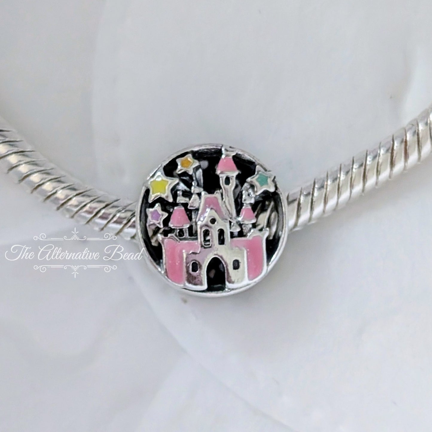 Disney x Pandora Disney Parks Happy Place silver sterling-silver; enamel Bead by The Alternative Bead. Your official Disney x Pandora Retailer from Germany