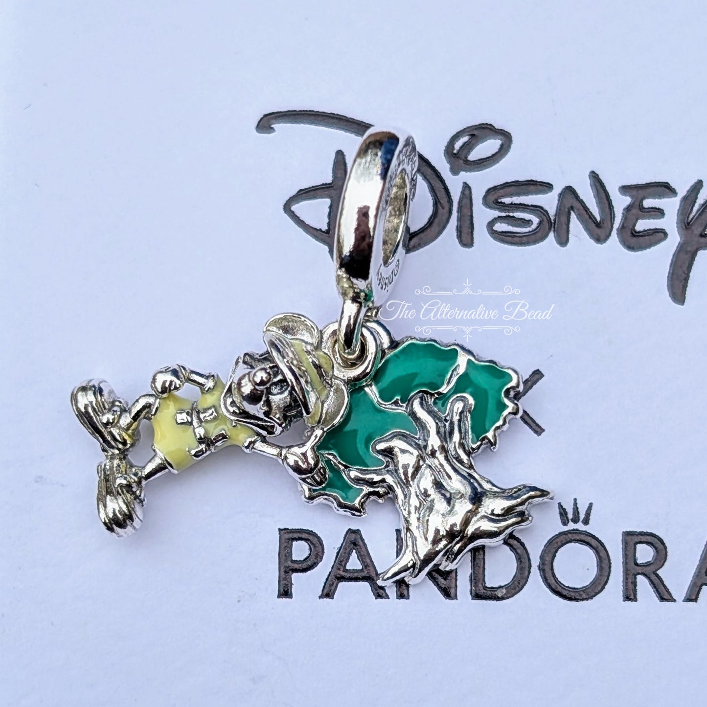 Disney x Pandora Mickey Mouse Animal Kingdom Safari Dangle silver; green sterling-silver; enamel Dangle by The Alternative Bead. Your official Disney x Pandora Retailer from Germany