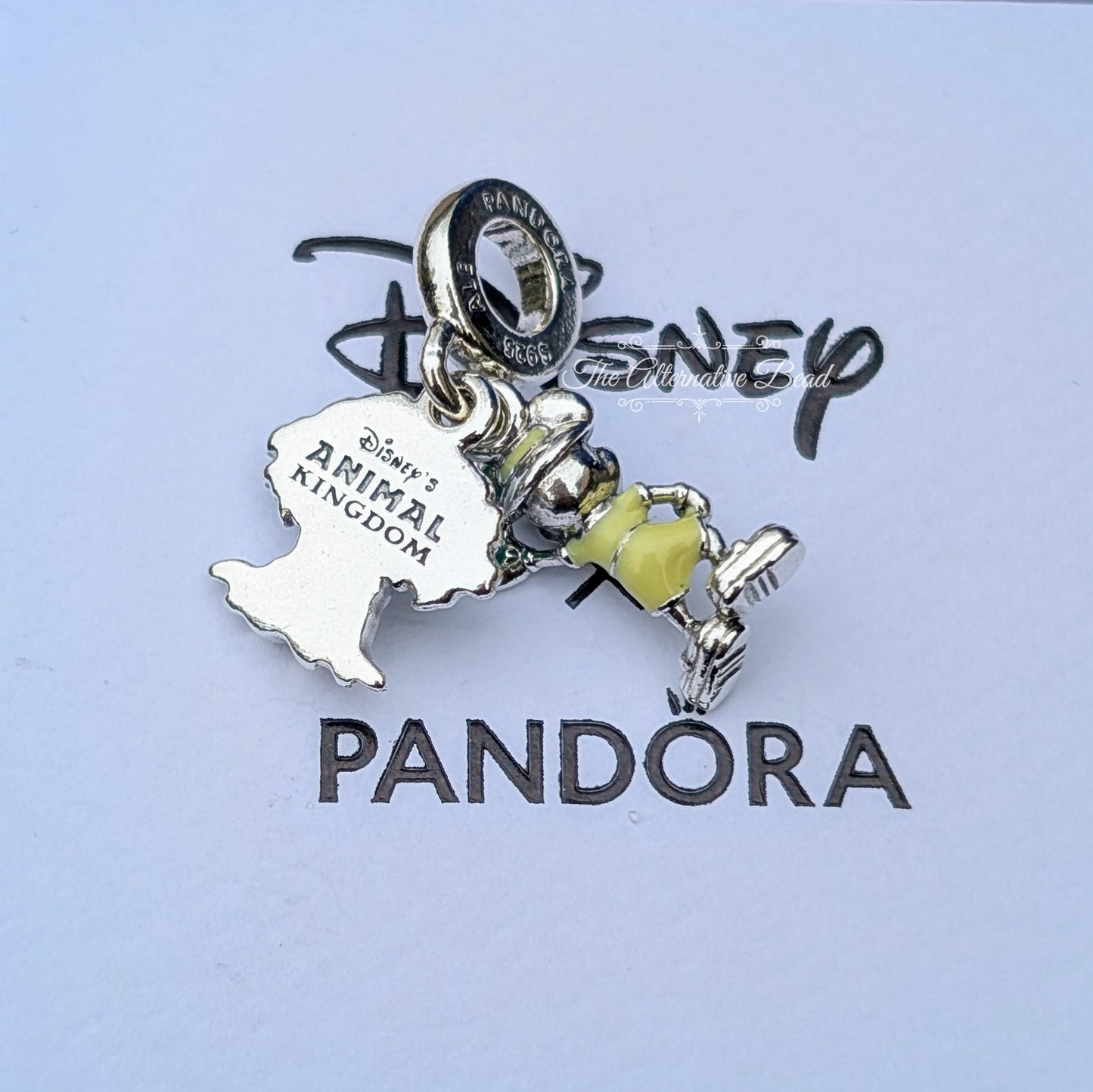 Disney x Pandora Mickey Mouse Animal Kingdom Safari Dangle silver; green sterling-silver; enamel Dangle by The Alternative Bead. Your official Disney x Pandora Retailer from Germany
