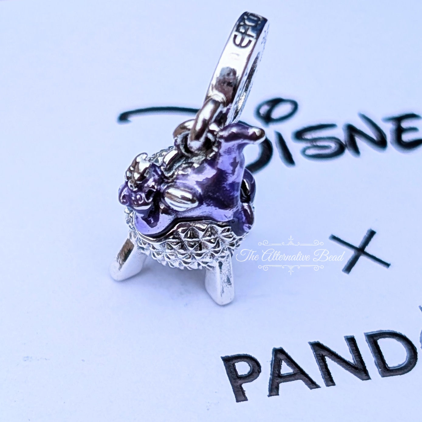 Disney x Pandora Figment Spaceship Earth Dangle silver; purple sterling-silver Dangle by The Alternative Bead. Your official Disney x Pandora Retailer from Germany