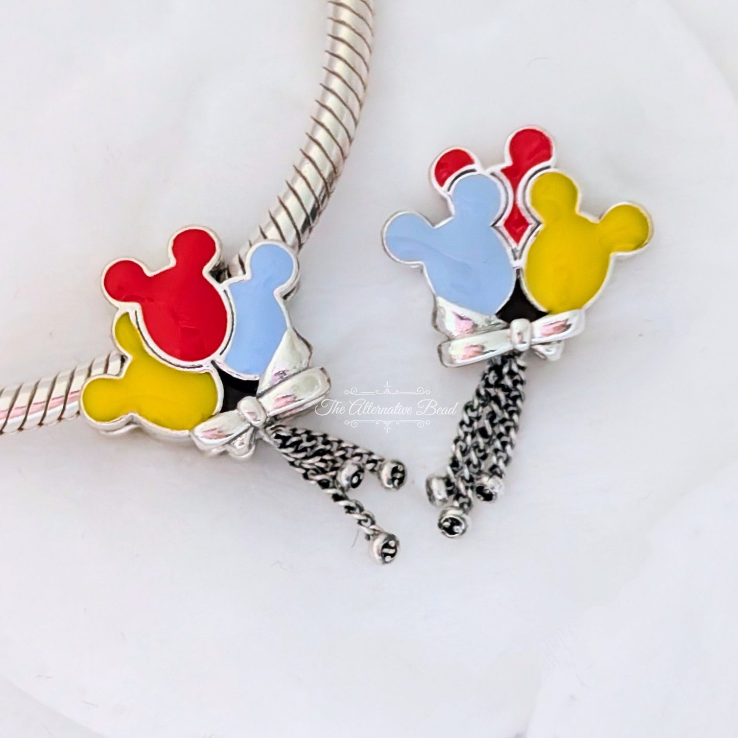 Disney x Pandora Mickey Mouse Balloons red; yellow; blue sterling-silver; enamel Bead by The Alternative Bead. Your official Disney x Pandora Retailer from Germany