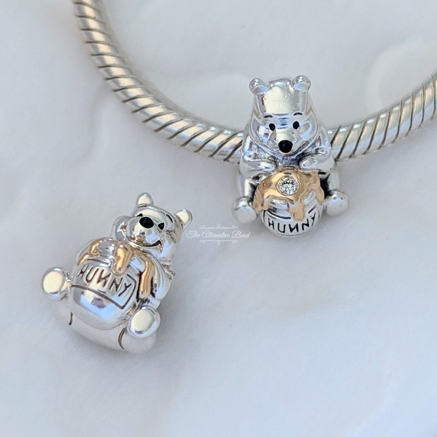 Disney x Pandora Disney 100th Anniversary Winnie the Pooh Charm silver; gold sterling-silver; gold Bead by The Alternative Bead. Your official Disney x Pandora Retailer from Germany