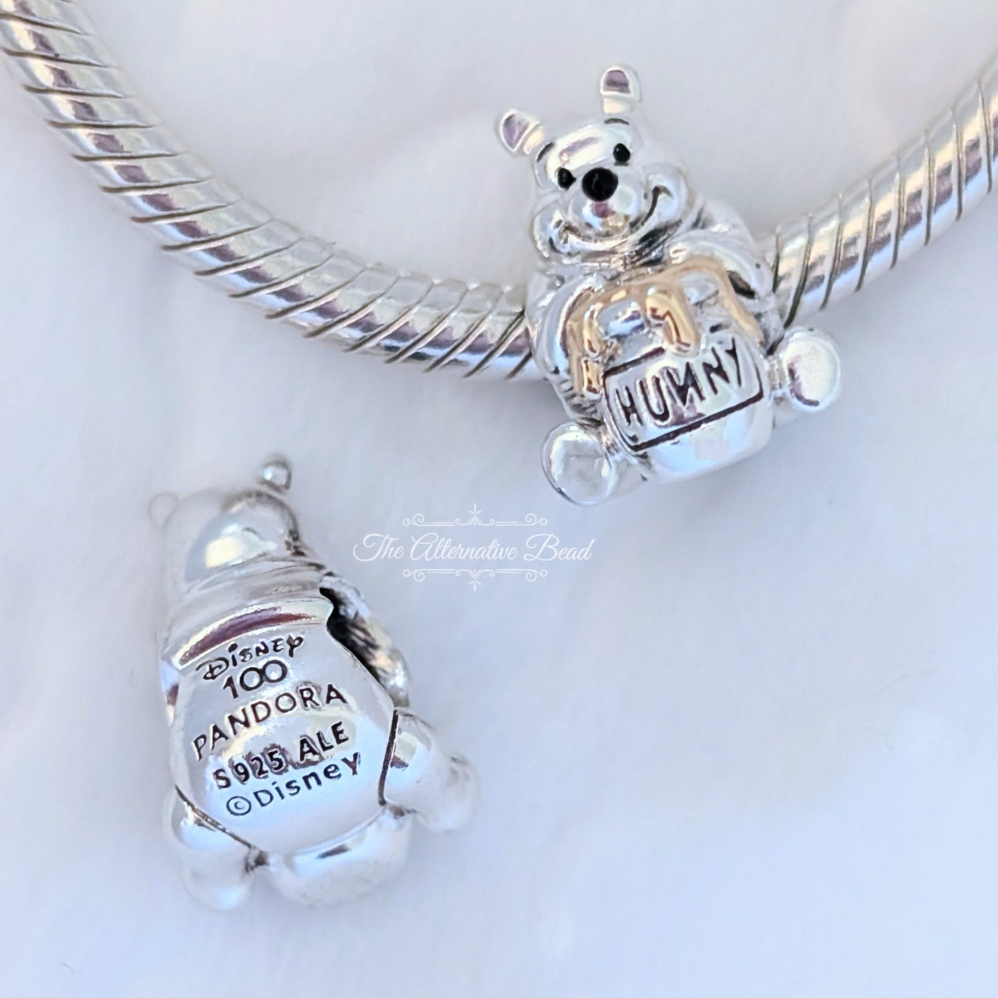 Disney x Pandora Disney 100th Anniversary Winnie the Pooh Charm silver; gold sterling-silver; gold Bead by The Alternative Bead. Your official Disney x Pandora Retailer from Germany