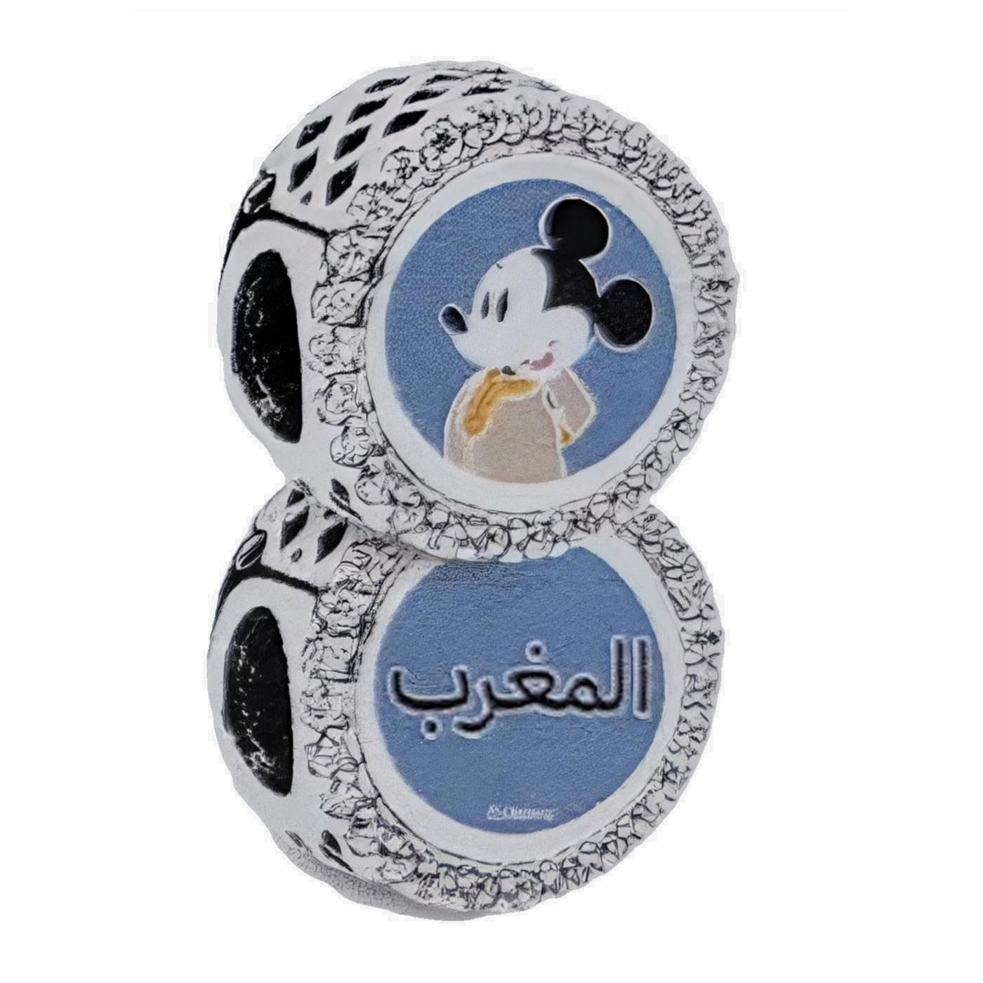 Disney x Pandora Mickey Mouse Morocco (EPCOT World Showcase) silver; blue sterling-silver; enamel Bead by The Alternative Bead. Your official Disney x Pandora Retailer from Germany