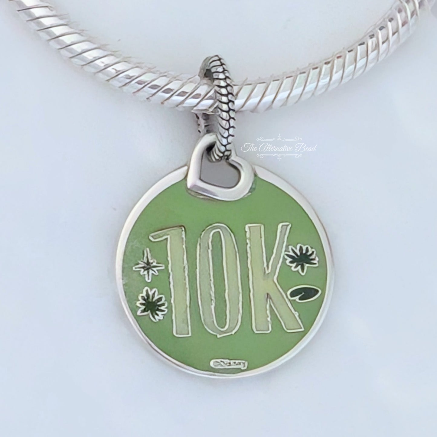 Disney x Pandora Princess Half Marathon Charm Run Disney Tiana 10k Pendant Dangle Charm silver; black; brown; green sterling-silver; enamel Dangle by The Alternative Bead. Your official Disney x Pandora Retailer from Germany