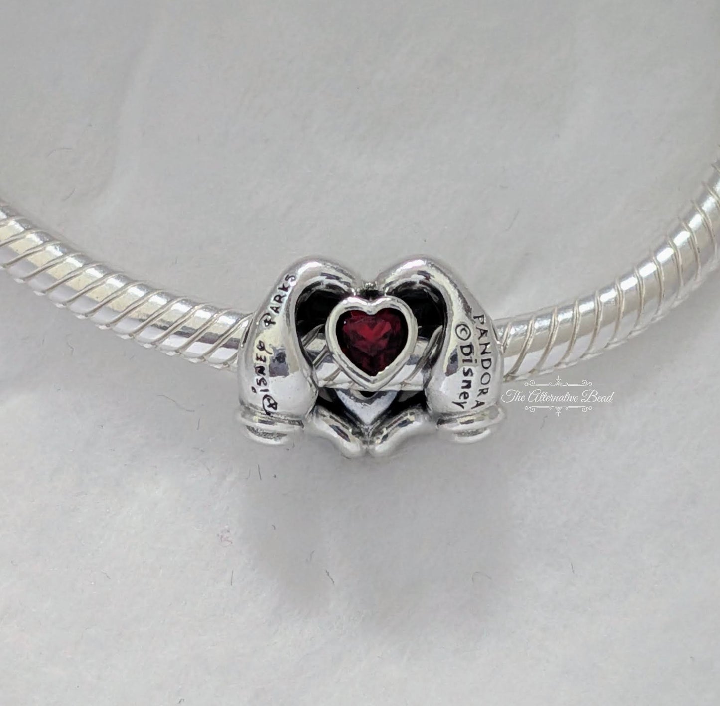 Mickey Mouse Heart Hands Charm
