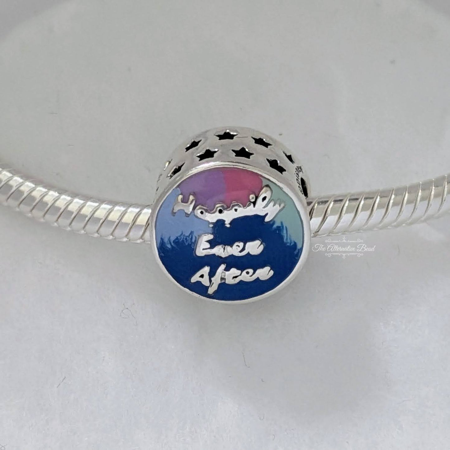 Disney x Pandora Happily Ever After Fireworks Charm blue; pink sterling-silver; enamel Bead by The Alternative Bead. Your Jewelry Retailer from Germany